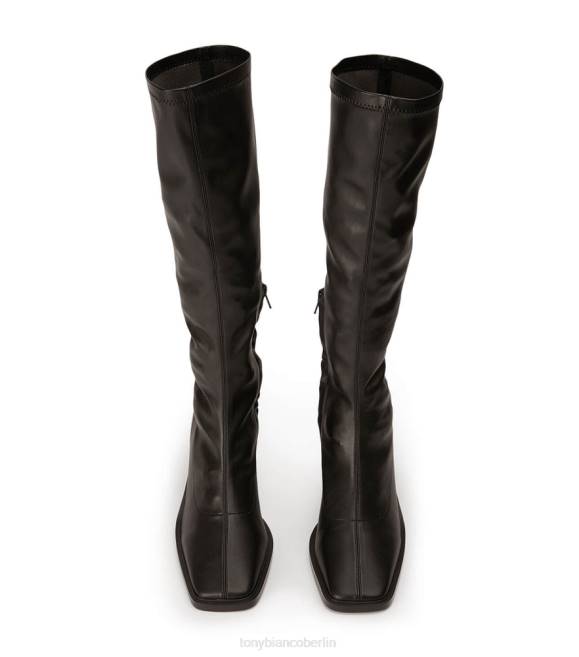 kniehohe Stiefel| de Tony Bianco Frauen Damon-Kalbsstiefel schwarze Venezia 4624425